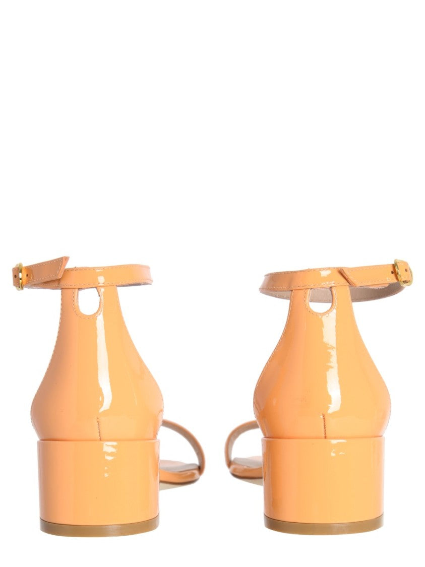 Stuart Weitzman Nudist Curve 35 Block Sandals