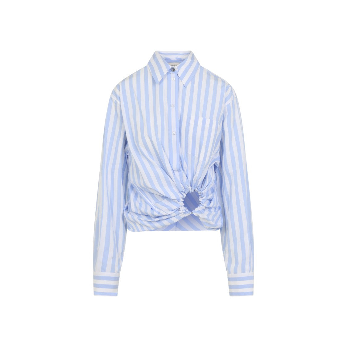 Sportmax Vertical Striped Cotton Shirt