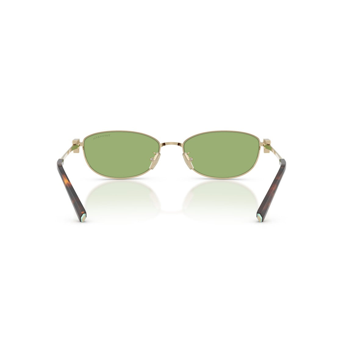Tiffany & Co. 0Tf3115 Rectangular Gold-Tone Steel Sunglasses