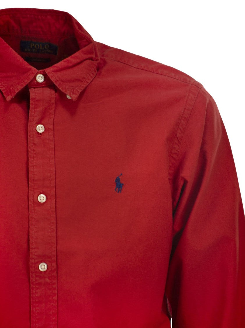 Polo Ralph Lauren Custom-Fit Garment Dyed Oxford Shirt