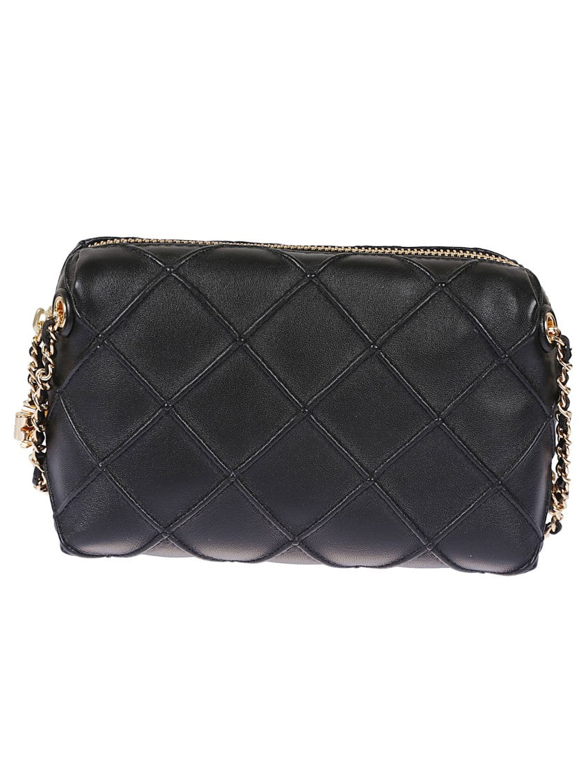 Tory Burch Fleming Quilted Leather Clutch Bag