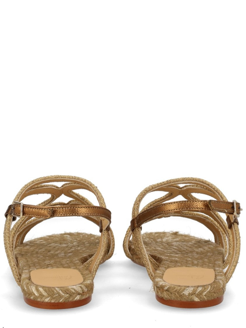 Castaner Pitra Cotton Woven Flat Sandals