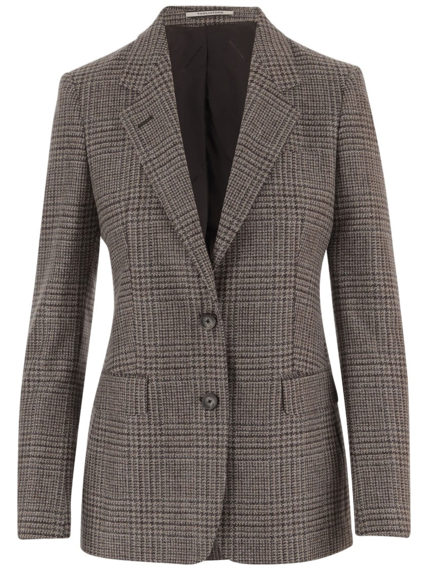 Tagliatore Multicolor Wool-Blend Blazer