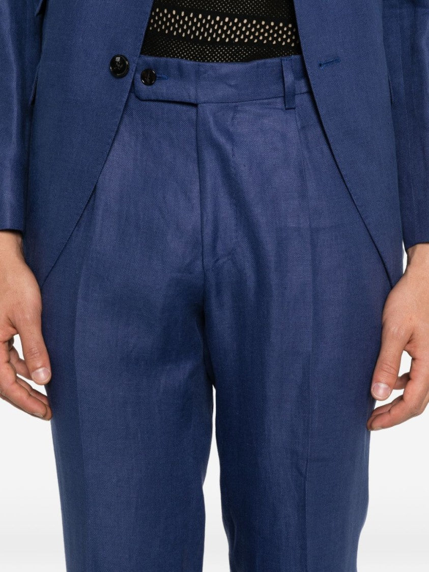 Gabriele Pasini Structured Blazer Flap Pockets Suit