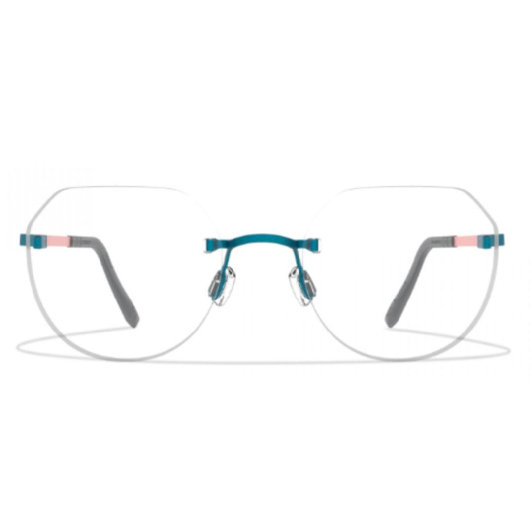 Blackfin Bf941 Aero A-N Sleek Geometric Rimless Eyeglasses With Beta Titanium Frame