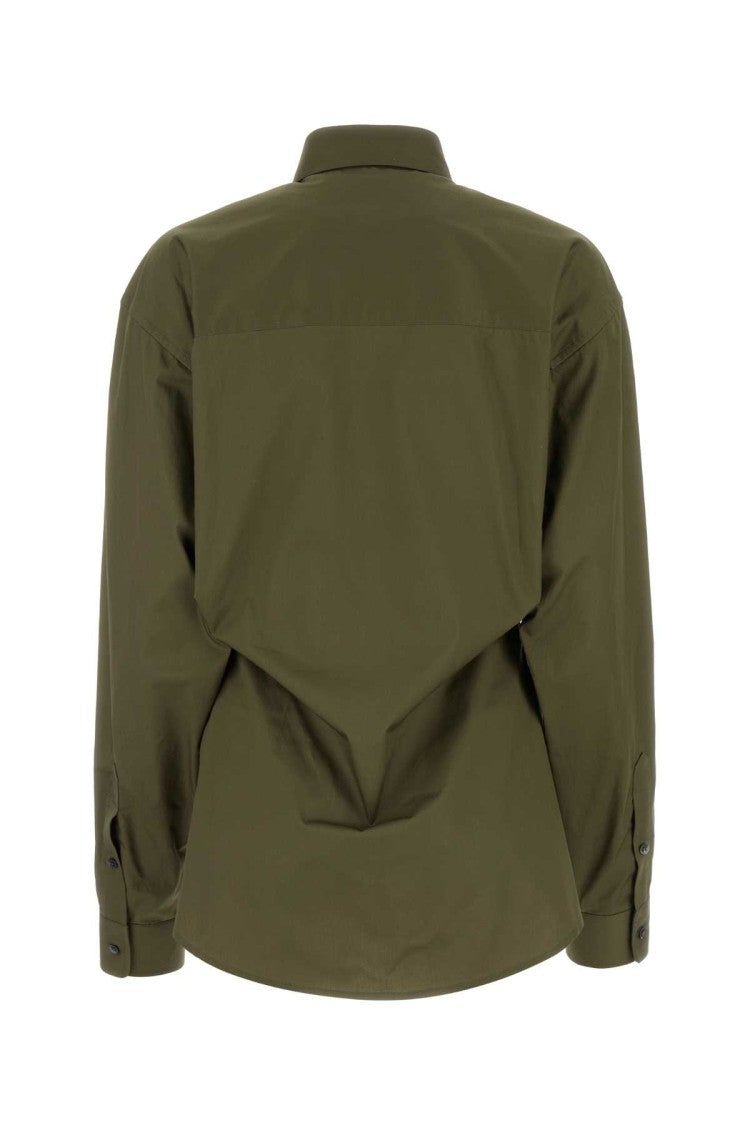 Darkpark Army Green Poplin Anne Shirt