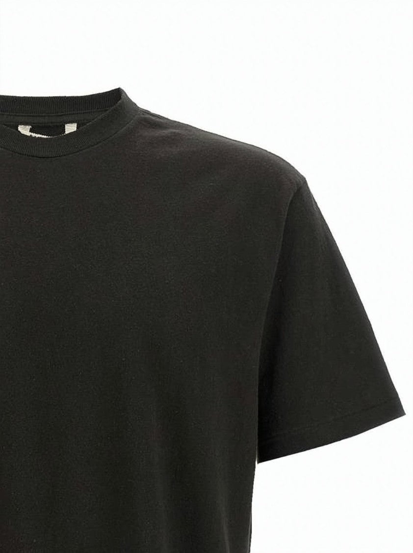 Auralee Minimalist Short-Sleeve T-Shirt With Classic Crew Neckline
