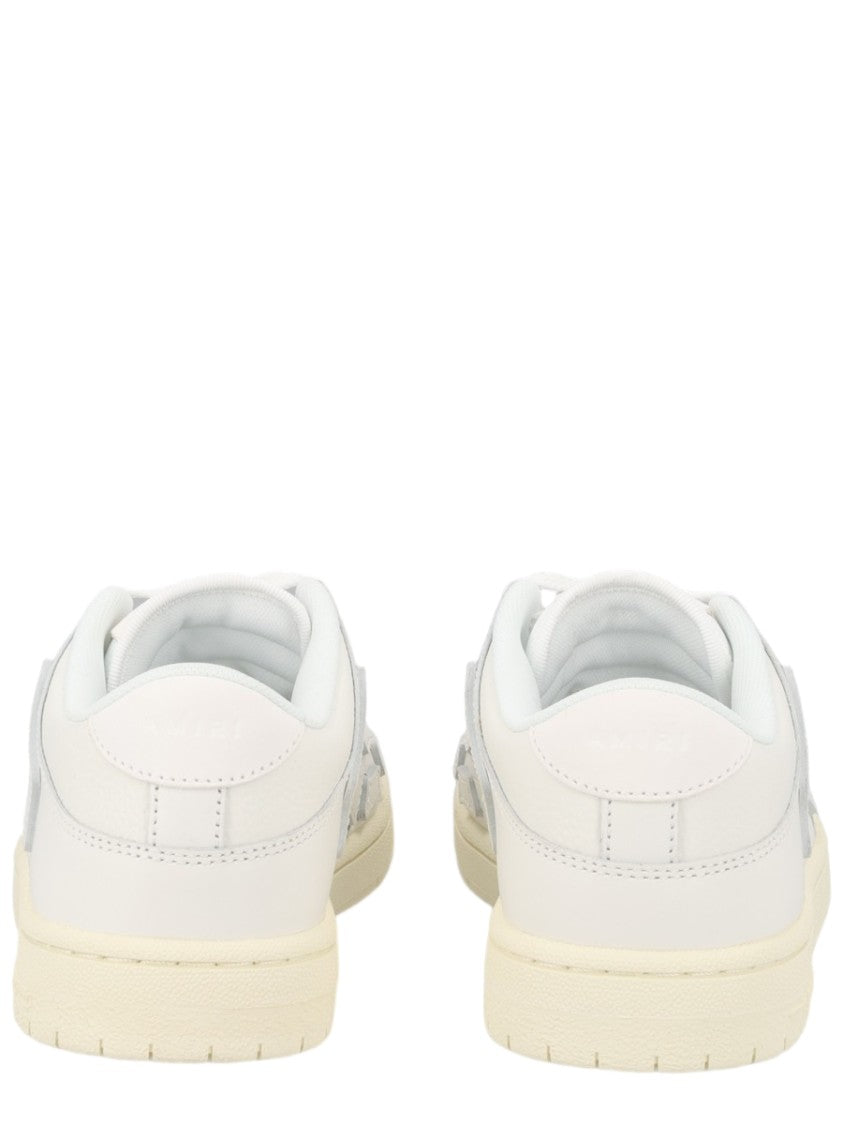 Amiri Smooth Leather Perforated Bovine Leather Sneakers