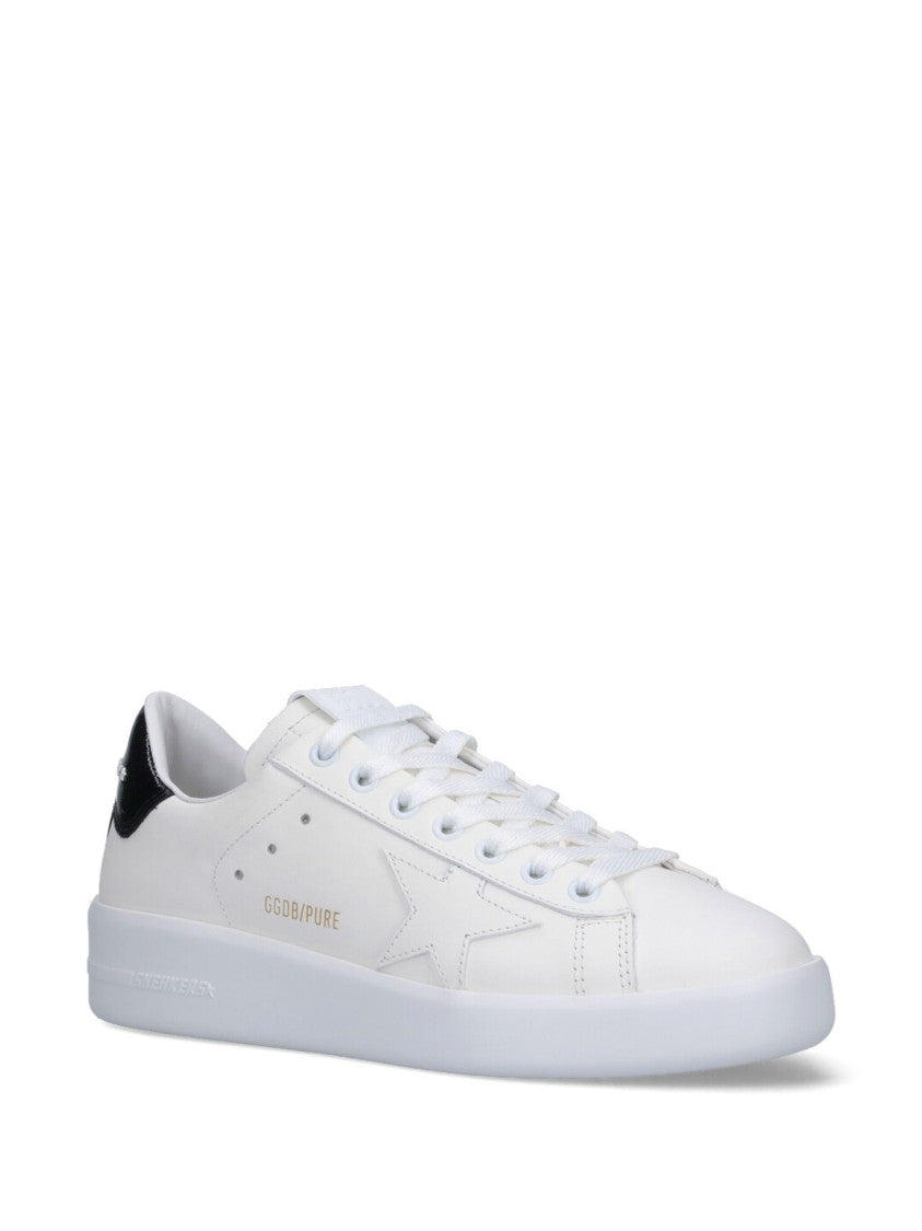 Golden Goose Pure Star White Smooth Leather Sneakers