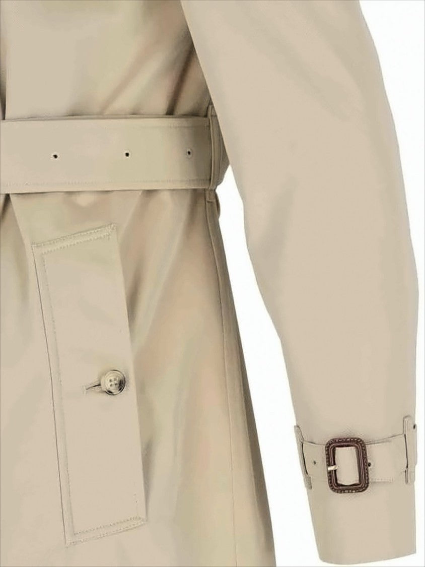 Burberry Belted Double-Breasted Trench Coat