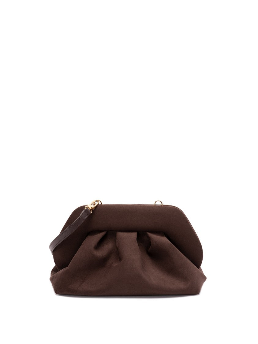 Themoirè `Tia Suede` Clutch Bag