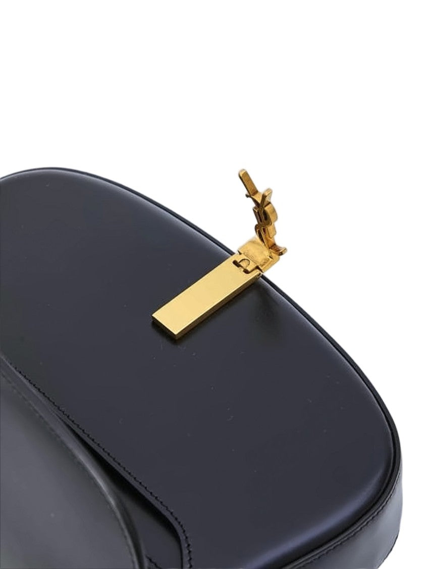 Saint Laurent Smooth Lambskin Leather Shoulder Bag