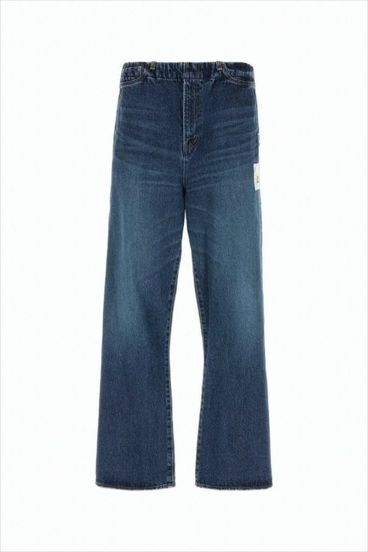 Maison Mihara Yasuhiro Relaxed Fit Denim Pants With Unique Patch Pockets