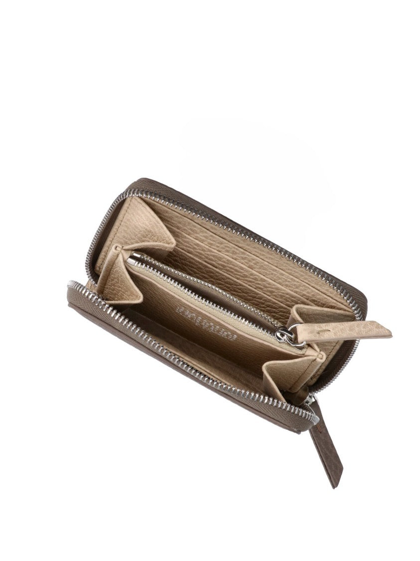 Maison Margiela Taupe Four Stitches Leather Wallet