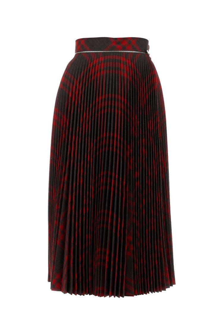 Burberry Embroidered Jersey Skirt