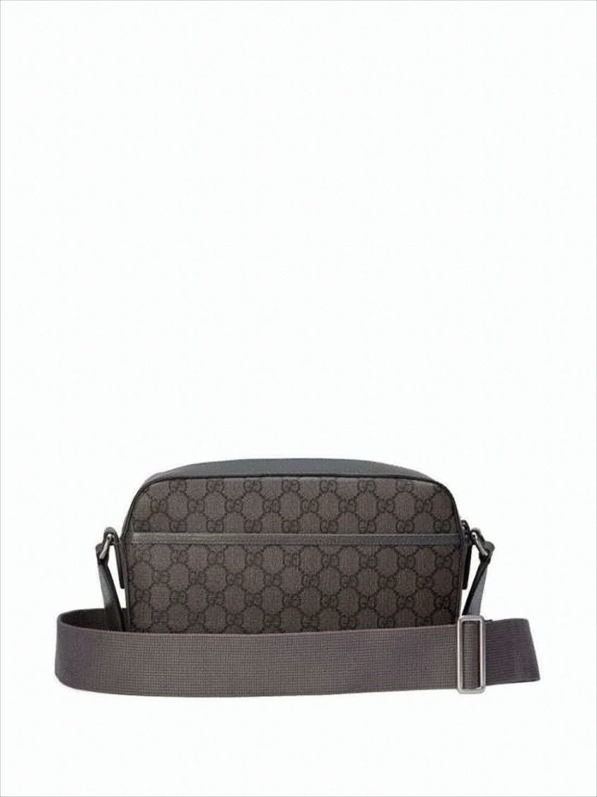 Gucci Rectangular Monogram Canvas Crossbody Bag