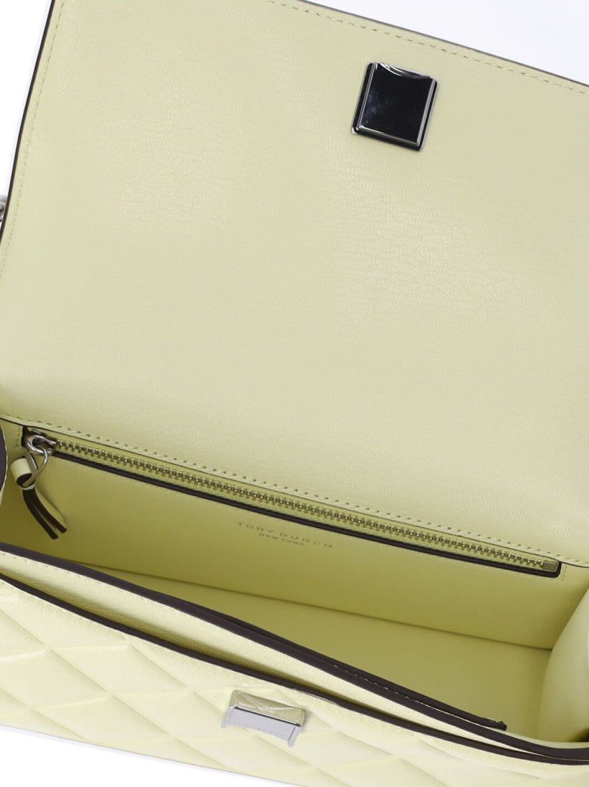 Tory Burch "Fleming" Small Shoulder Bag – Yellow