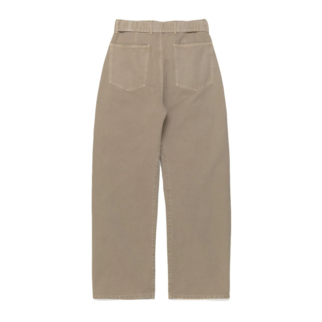 Lemaire Twisted Design Belted Pants With Relaxed Fit