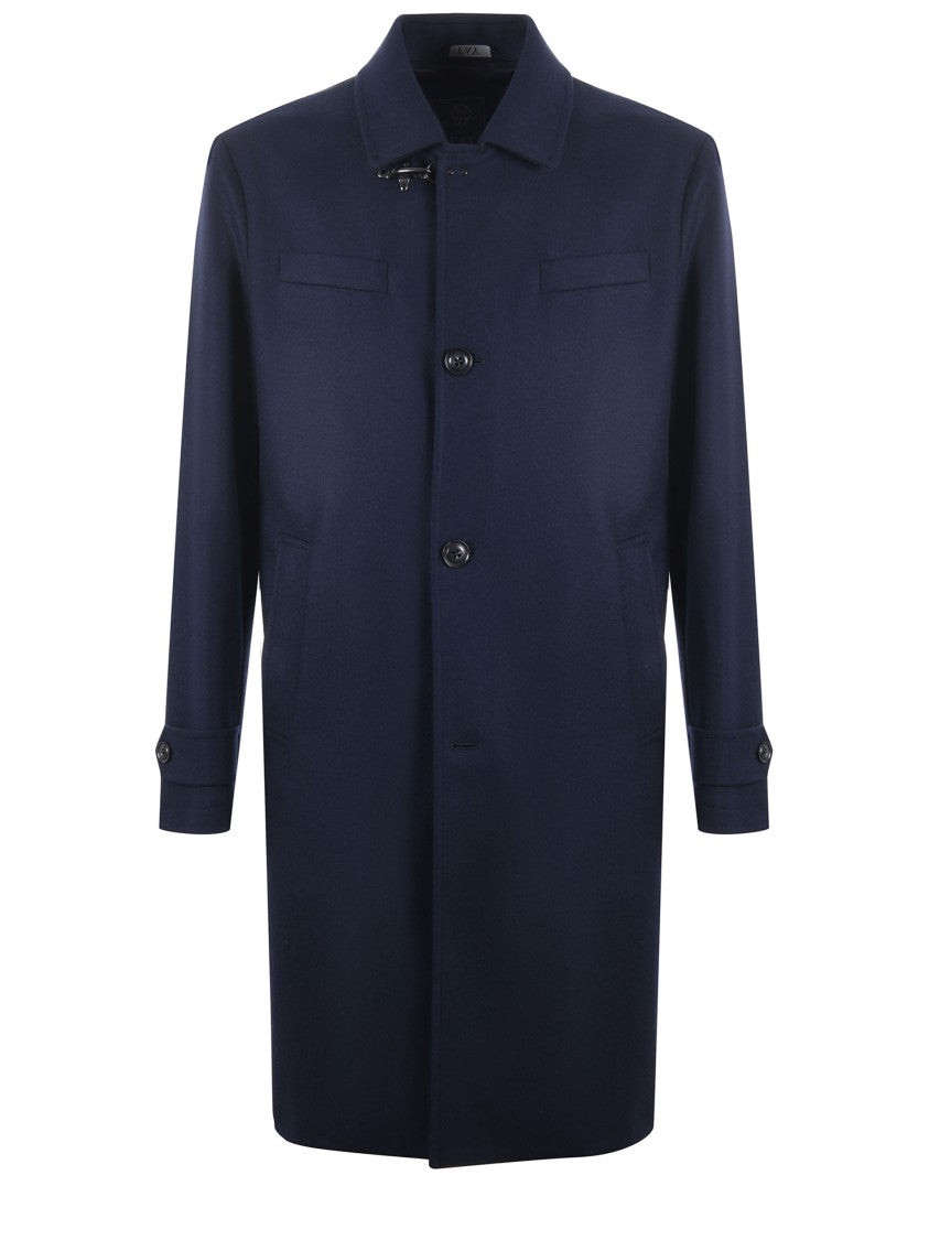 Fay Easy Coat With Hook Closure
