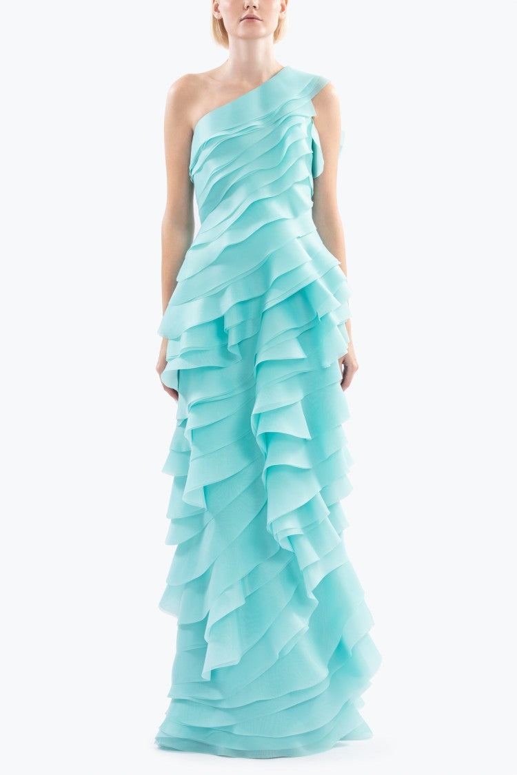 Saiid Kobeisy Layered Organza Dress