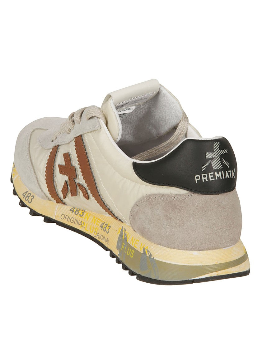 Premiata Beige Lucy Polyamide-Blend Sneakers