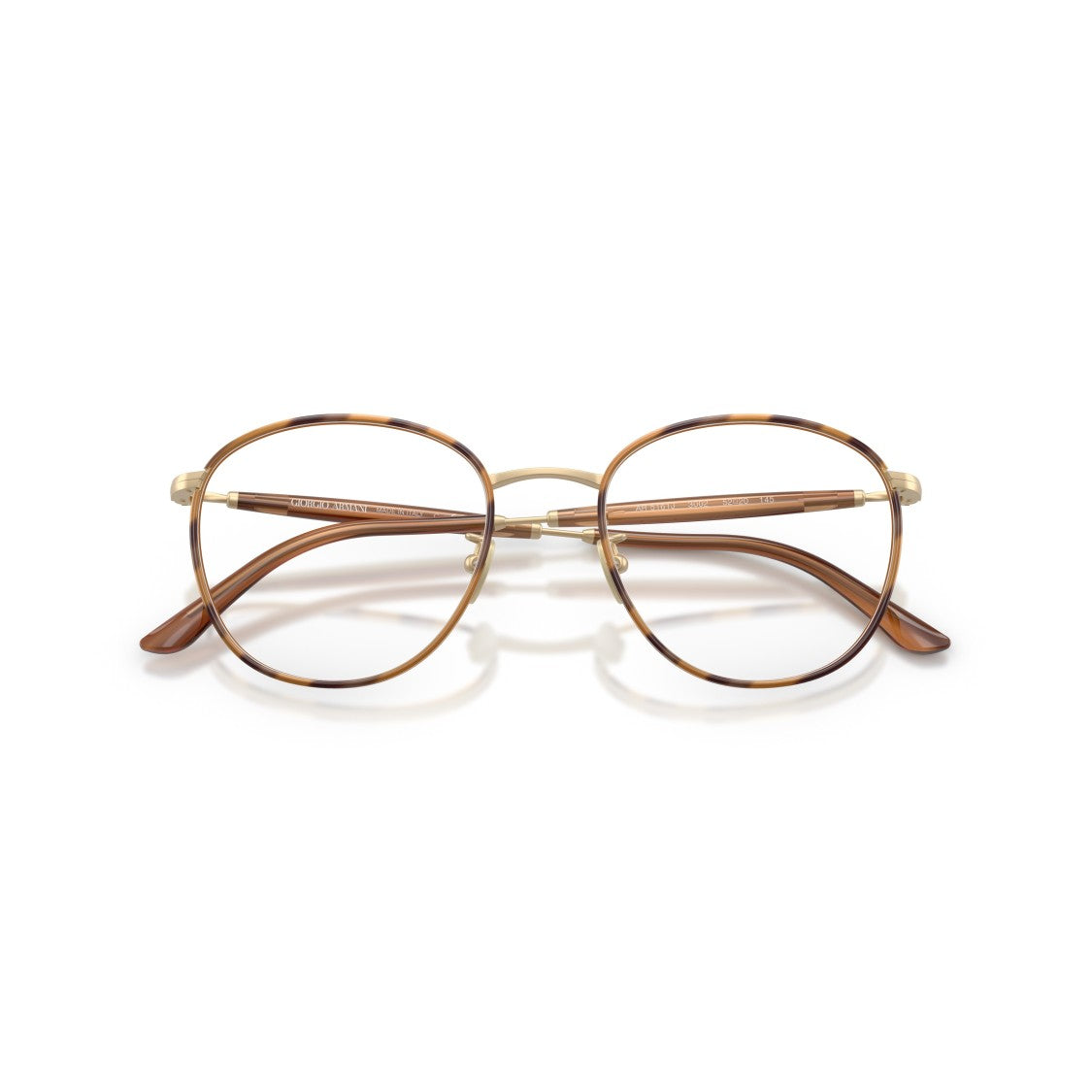Giorgio Armani 0Ar5161j Thin Metal Frame Eyeglasses With Tortoiseshell Accents