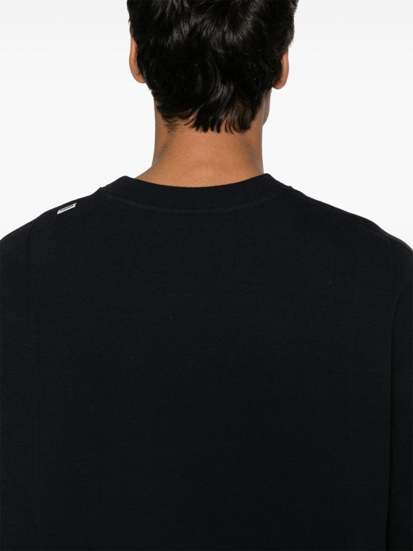 Jil Sander Relaxed Fit Cotton Crewneck Sweatshirt