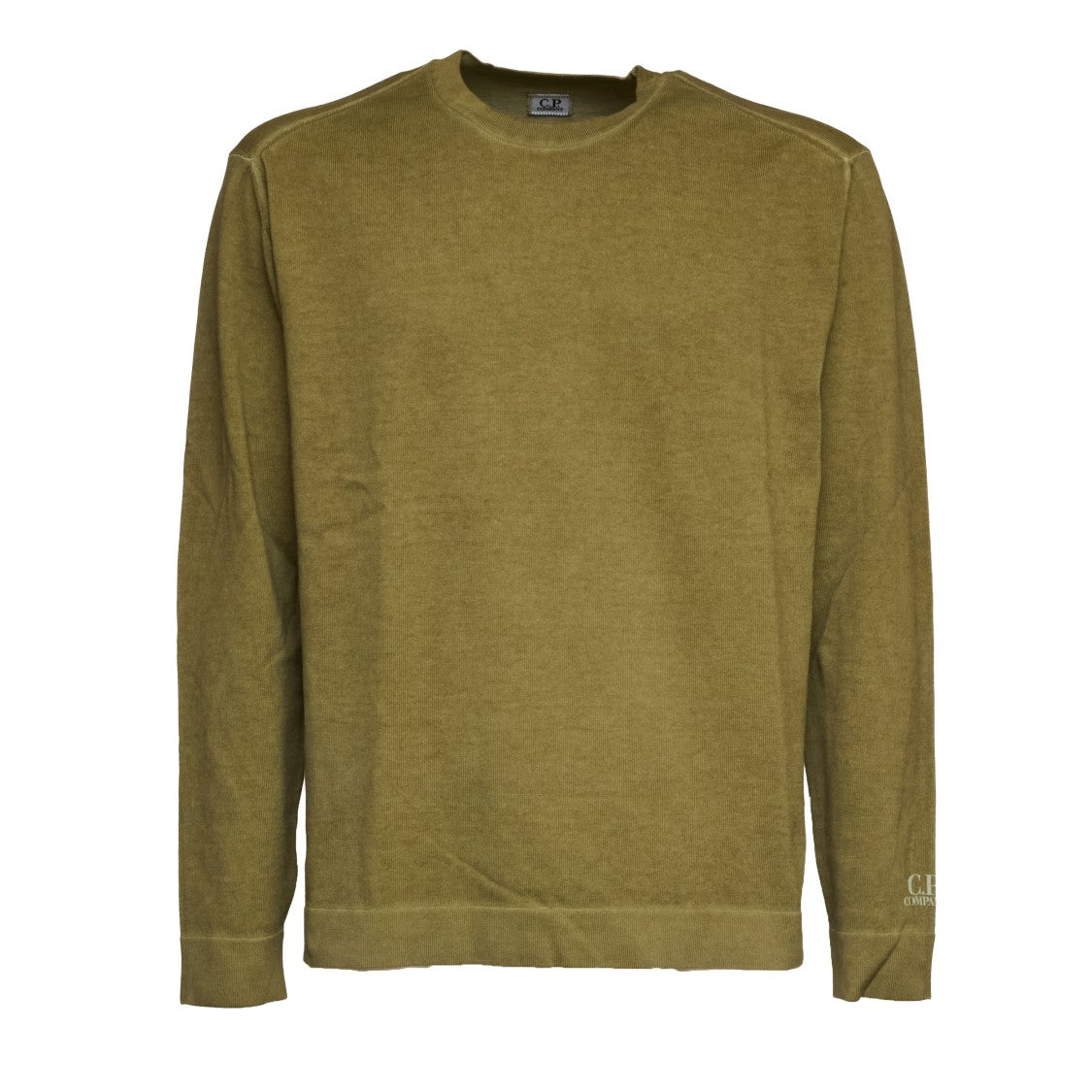 C.P. Company Cotton Crepe Double Crewneck Sweatshirt