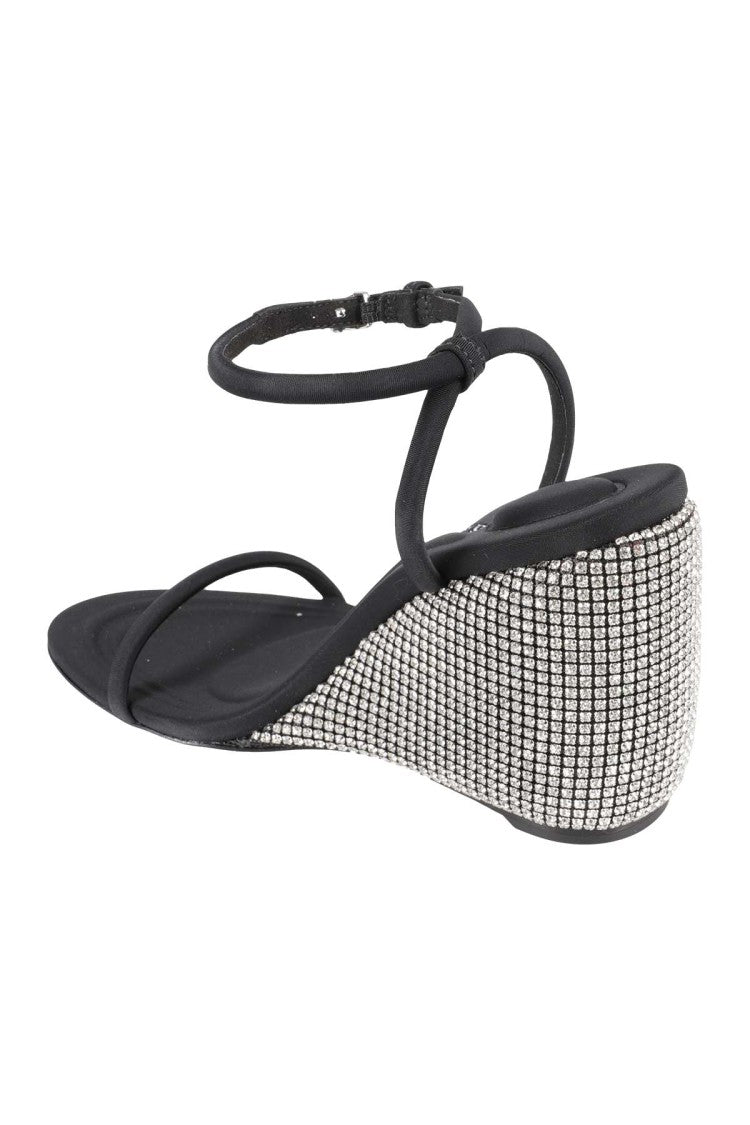 Alexander Wang Dahlia 105 Crystal Wedge Sandal