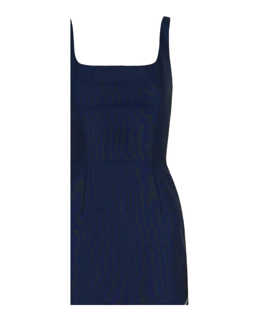 Alexander Mcqueen Zip Slash Midi Dress