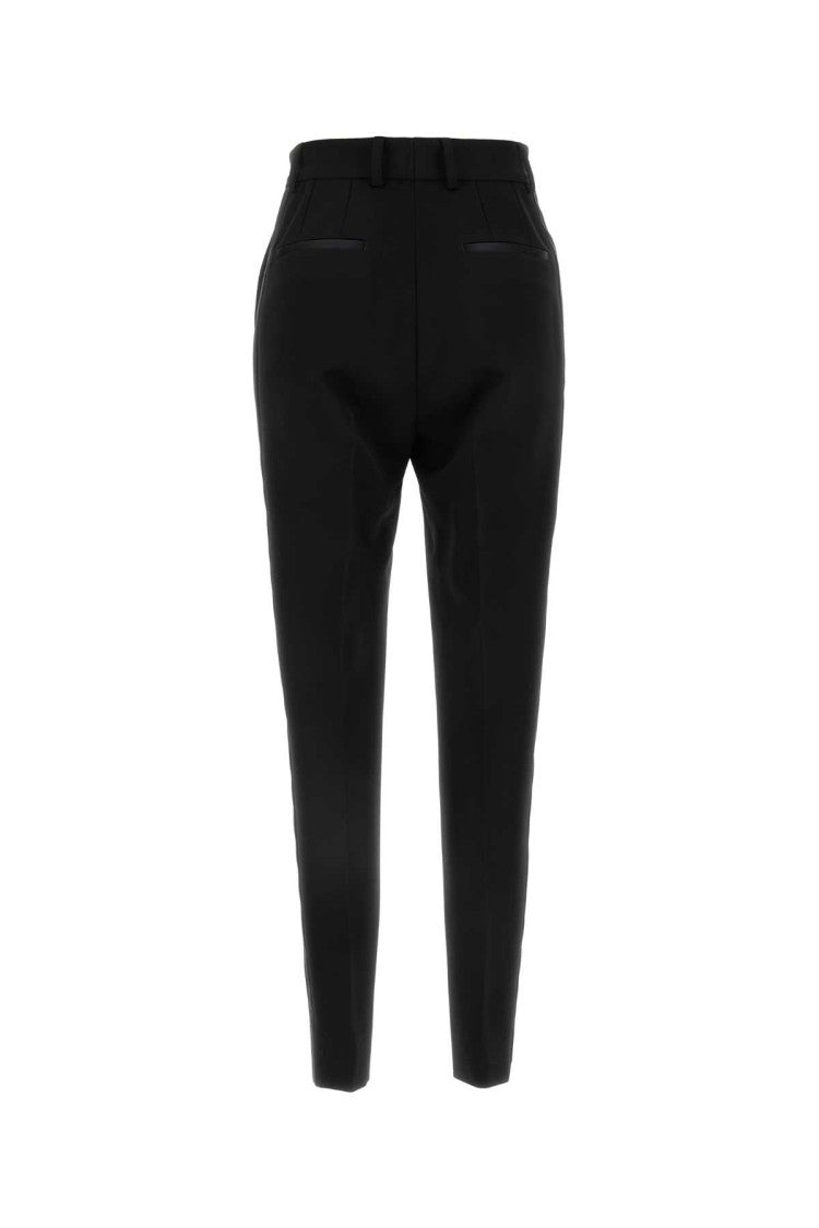 Dolce & Gabbana Black Wool Blend Pant