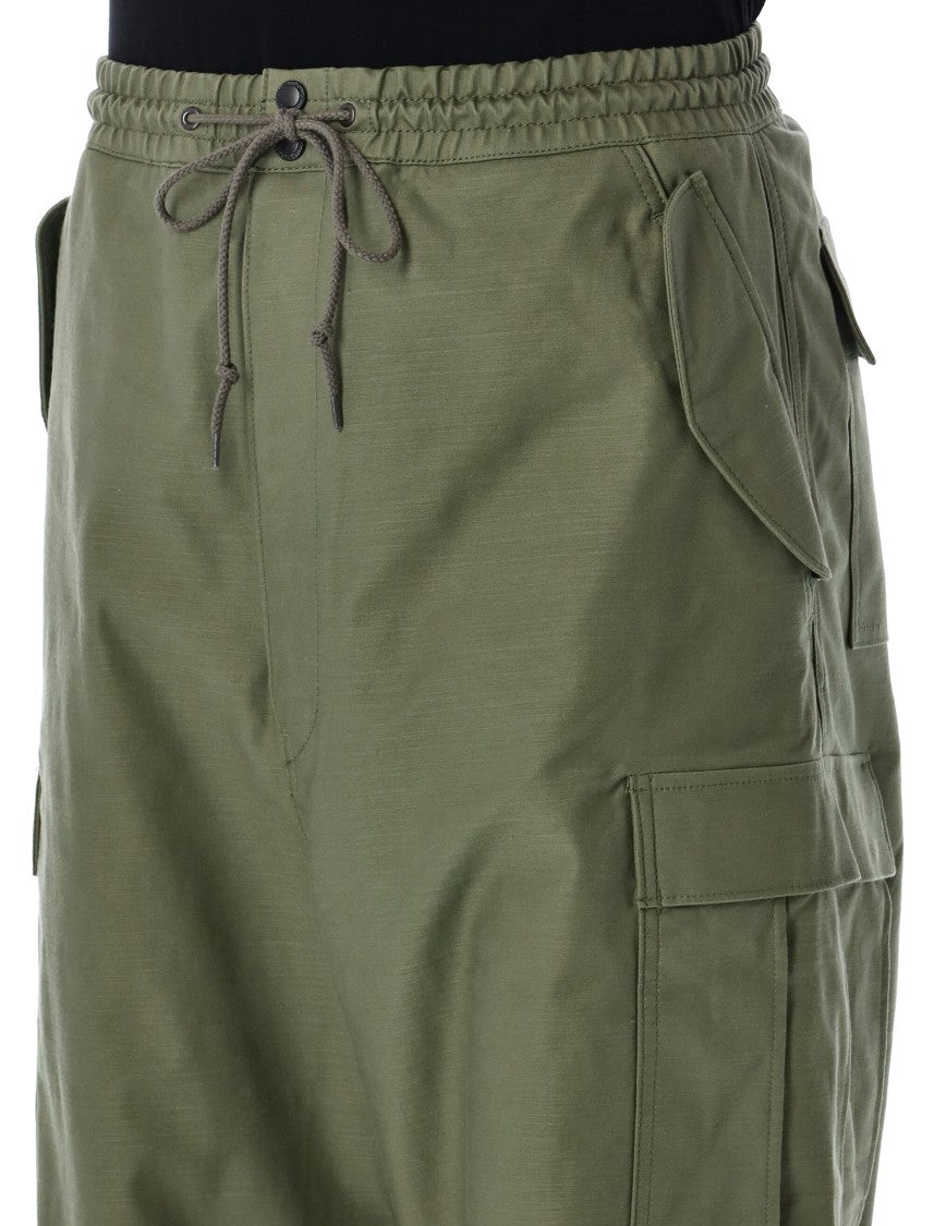 Junya Watanabe Relaxed Fit Khaki Cargo Pants