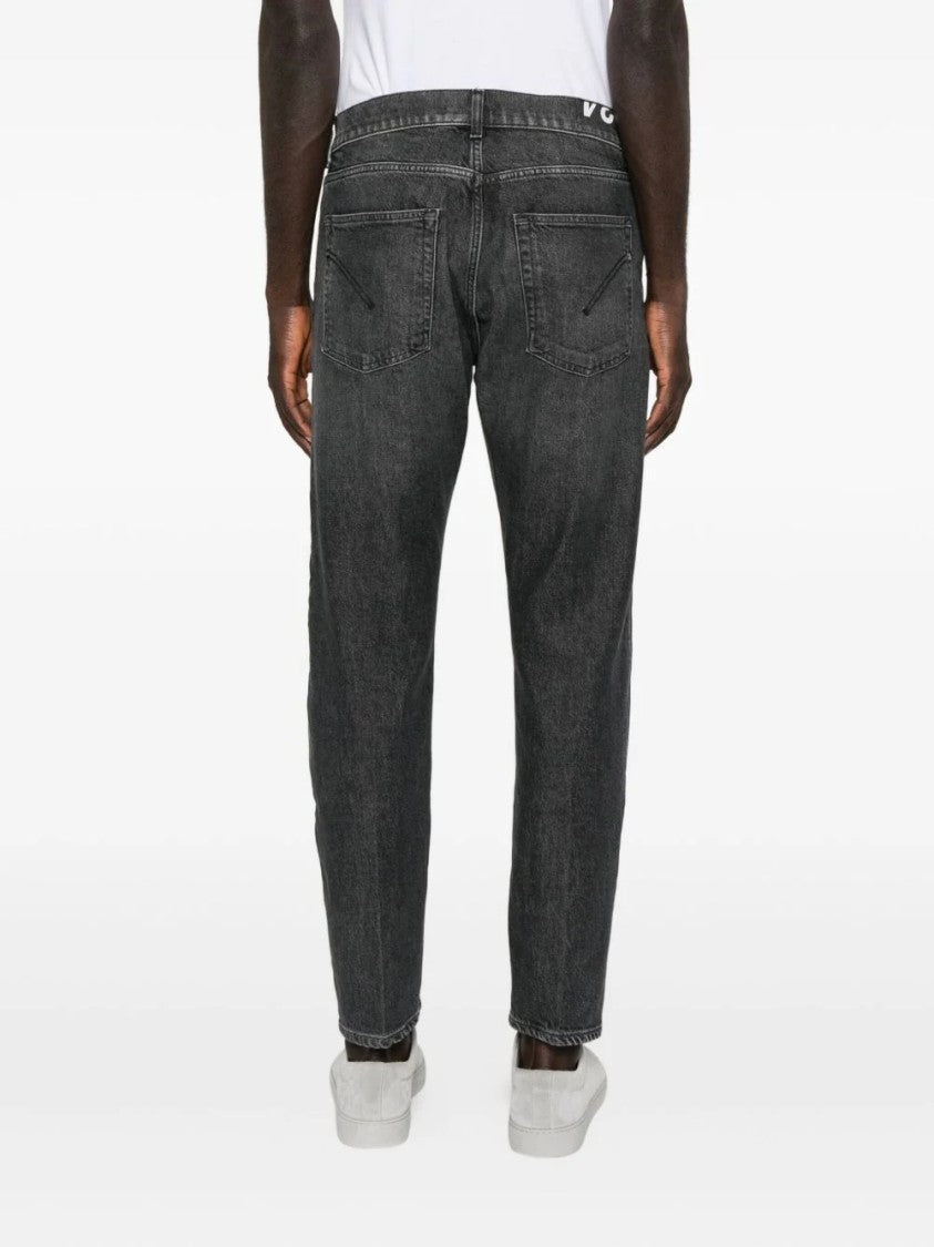 Dondup Straight-Leg Denim Jeans With Traditional Five-Pocket Design