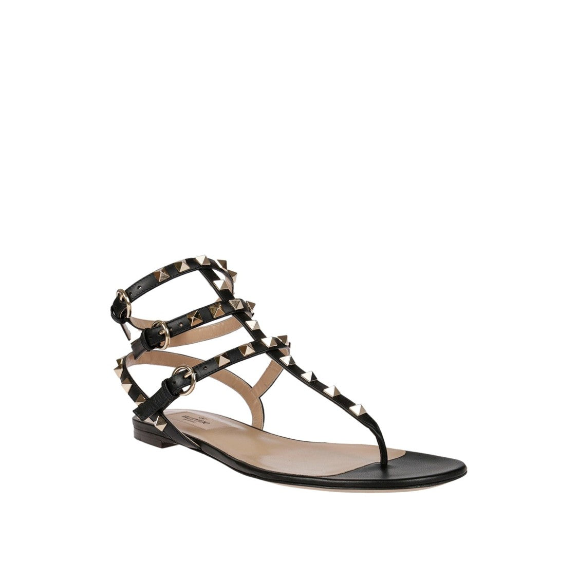Valentino Rockstud Flip-Flop Sandals