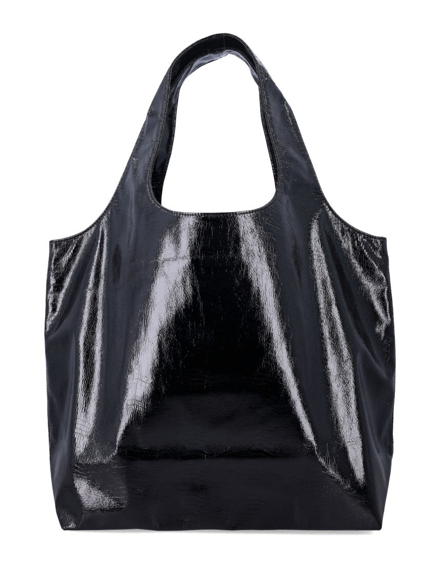 A.P.C. Ninon Metallic Laminated Leather Tote