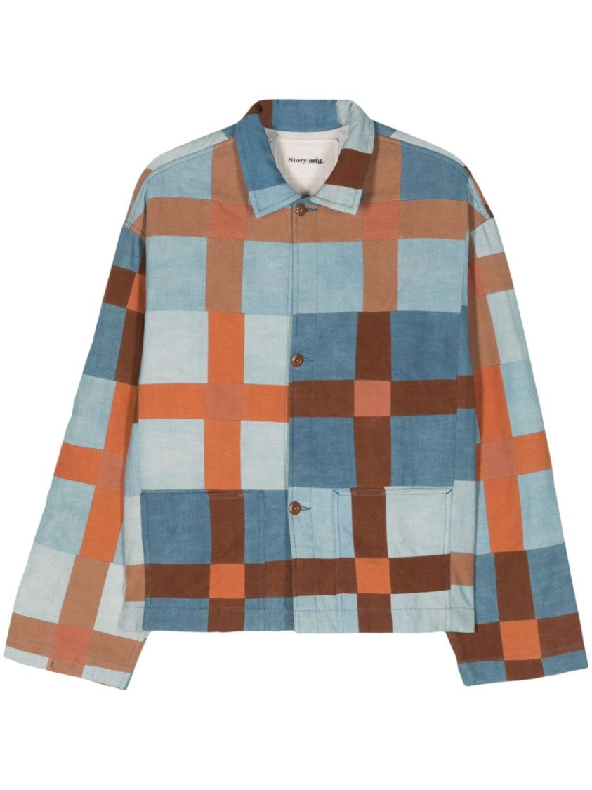 Story Mfg Check Shirt Jacket