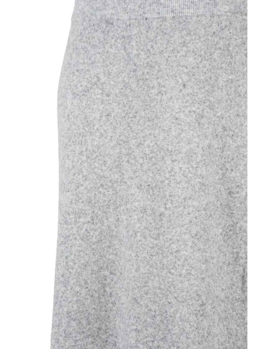 Seventy Long Knit Skirt With Textured Fabric And Comfortable Waistband