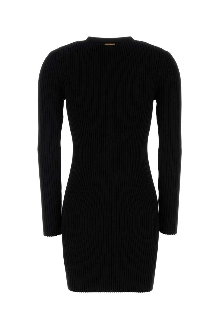 Michael Michael Kors Black Stretch Viscose Blend Dress