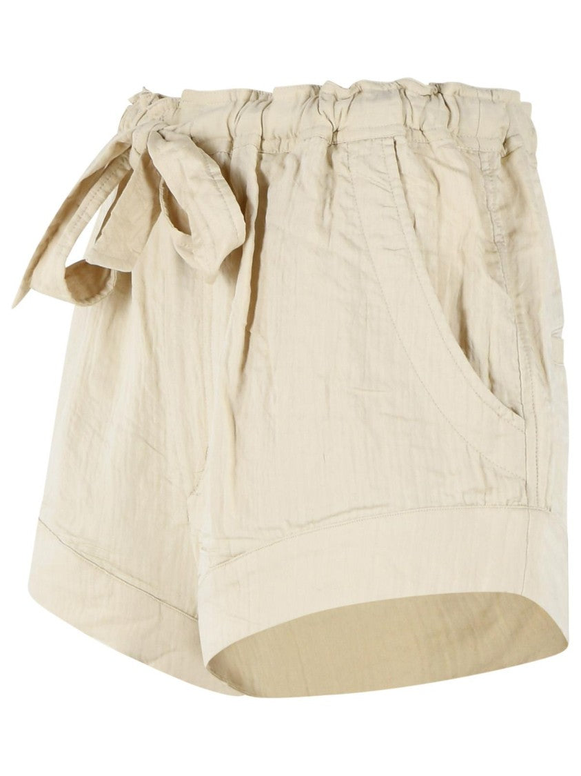 Isabel Marant Étoile 'Birva' Shorts In Beige Cotton Blend