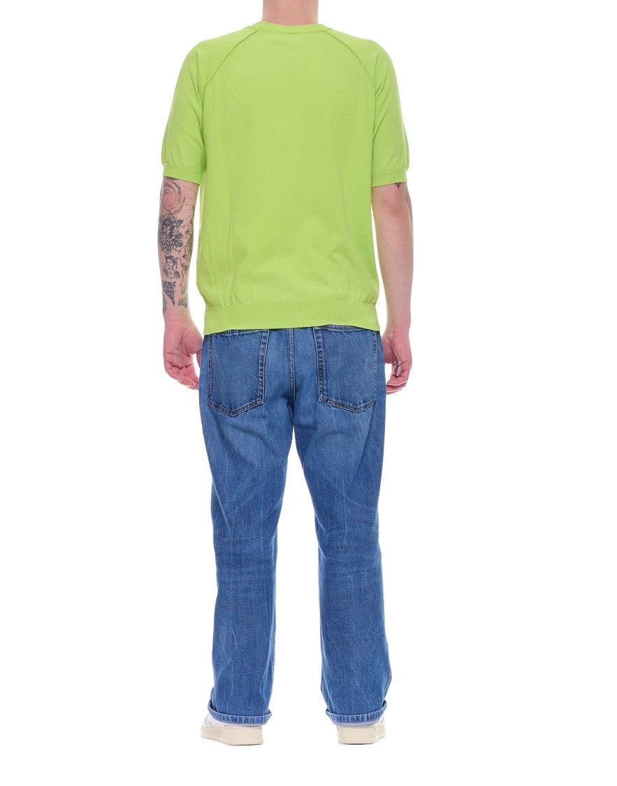 Atomofactory Classic Crew Neck Short Sleeve Cotton T-Shirt