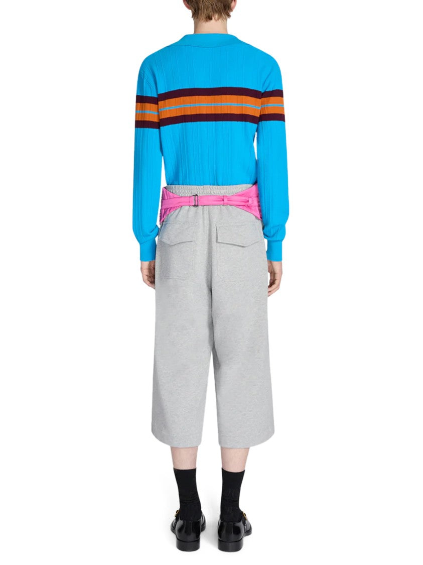 Dries Van Noten Cropped Wide-Leg Trousers With Elastic Waistband