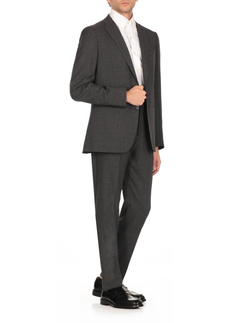 Caruso Grey Wool Suit