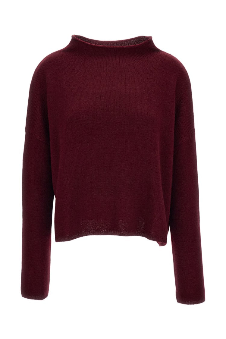 Lisa Yang Red Sandy Heavy-Knit Cashmere Sweater
