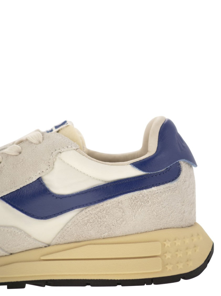 Autry Reelwind - Suede And Technical Textile Trainer