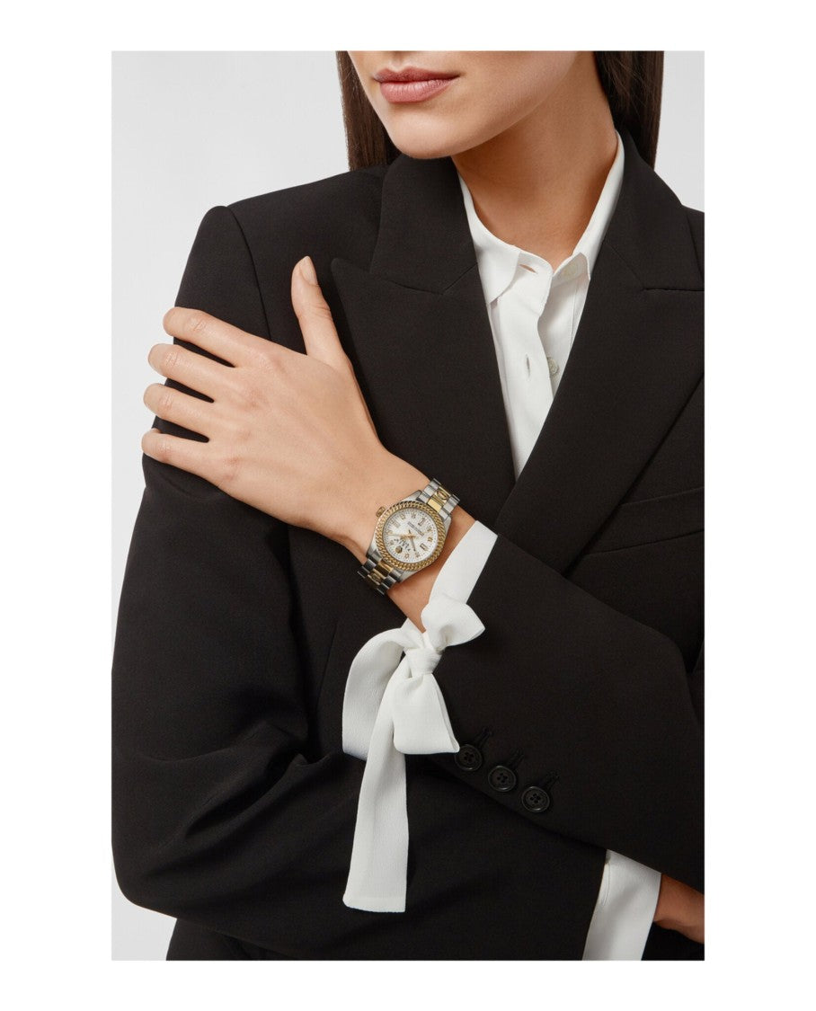 Philipp Plein 36Mm Two-Tone Queen Bracelet Watch With Sunray Dial