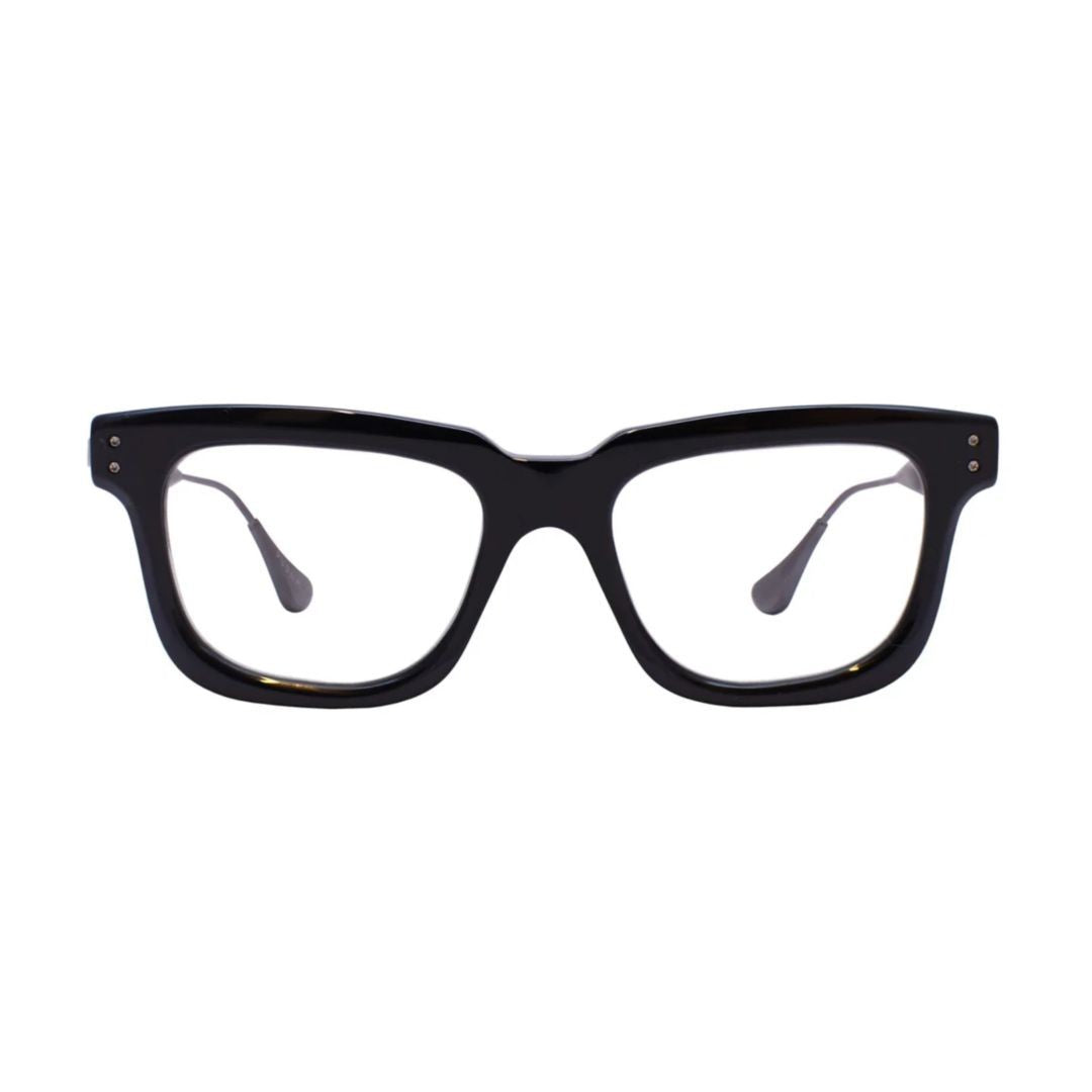 Pugnale N410 V Oscar Thick Acetate Frame Sunglasses With Engraved Metallic Temples