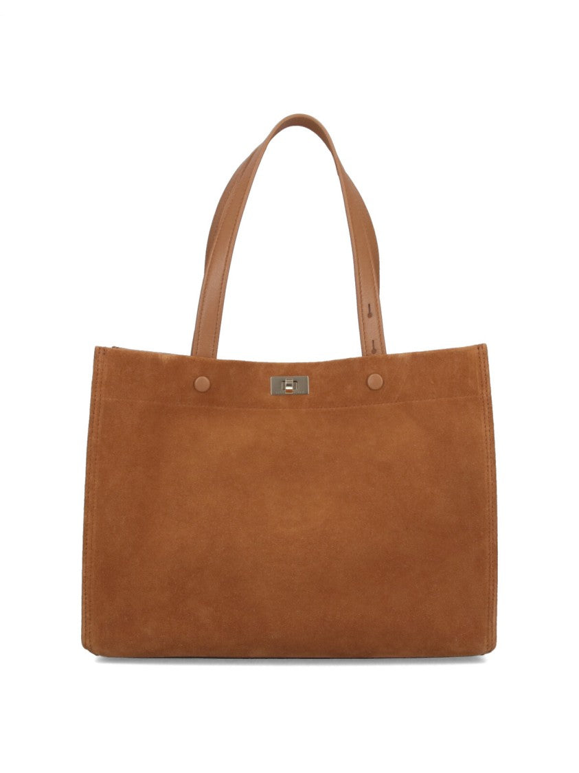 Anya Hindmarch "Mortimer" Small Tote Bag – Brown