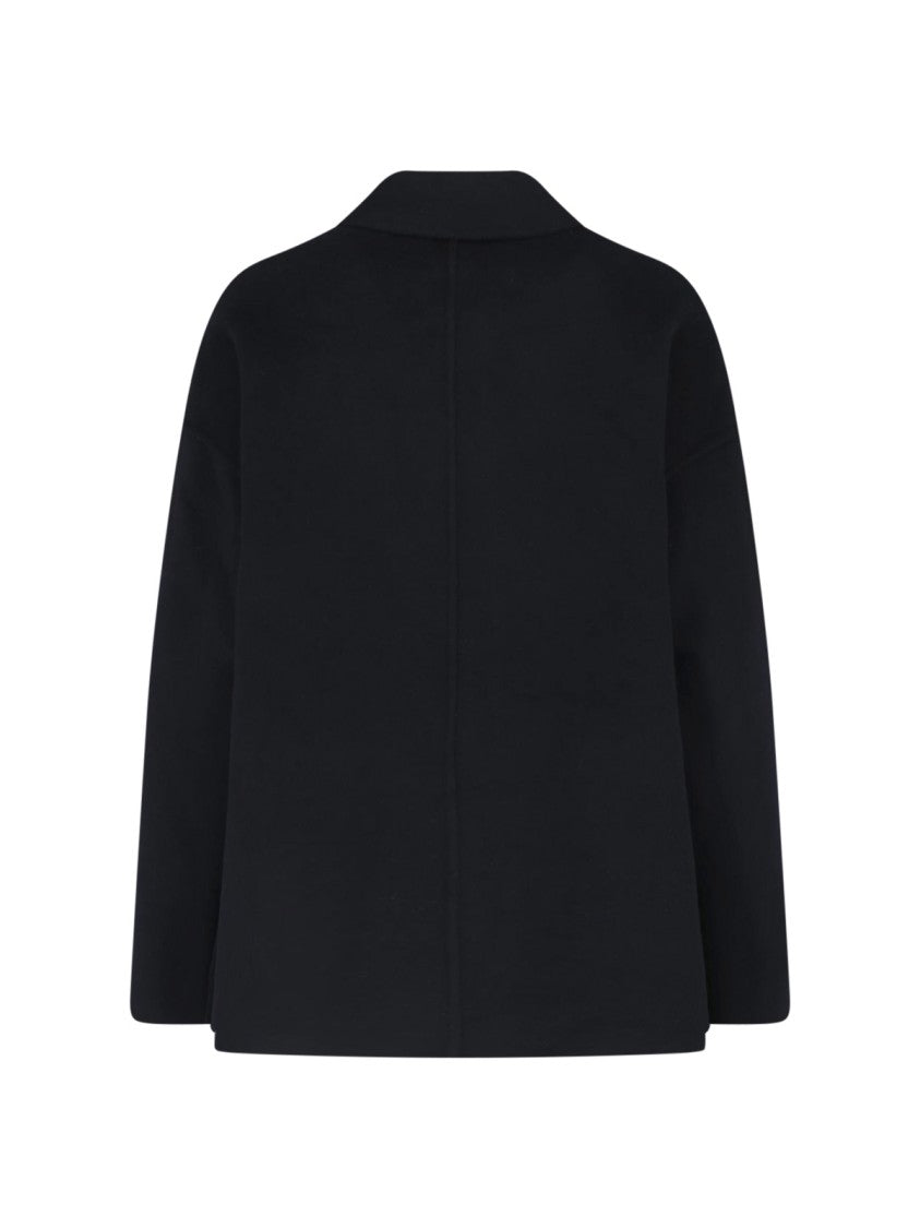 Anine Bing Boxy-Structured Jacket With Classic Collar