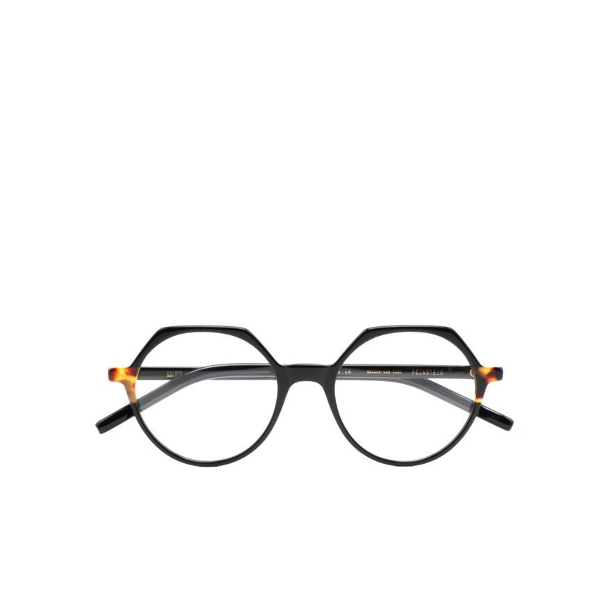Kaleos Feinstein Geometric Frame Eyeglasses With Tortoiseshell Accents