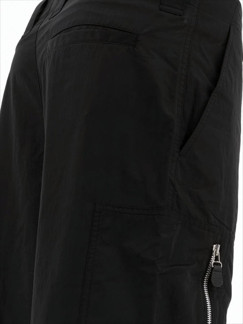Our Legacy Black Straight Pants With Zip Detail